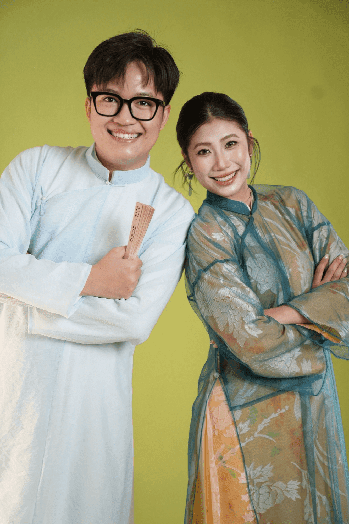 Cặp đôi Thế Dương & Ngọc Huyền trong bộ cổ phục cưới Việt Nam truyền thống thanh nhã